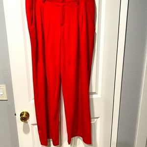 Bar lll red wide leg pants